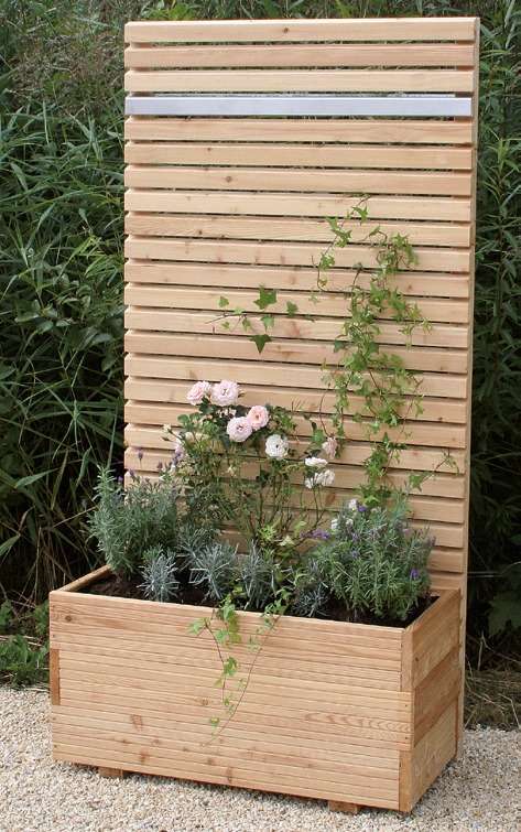 Pflanzkasten Lrche  Blumenkasten massiv & stabil | Kbler Holz
