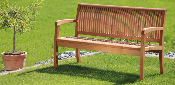 Bank 3 Sitzer Modena Gartenbank Robinie