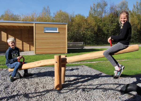 Wippe aus Robinienholz 300 cm lang