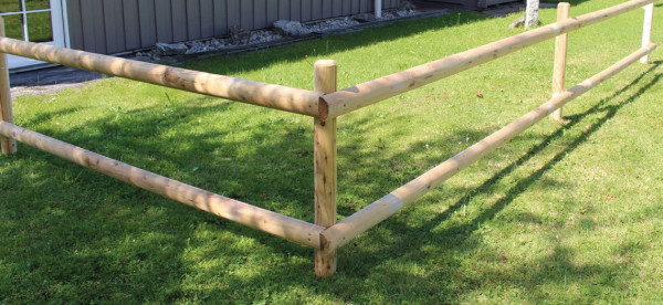 Halbrundhölzer Kiefer Lärche Kastanie