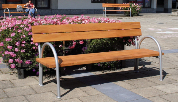 Parkbank Gartenbank Lärchenholz