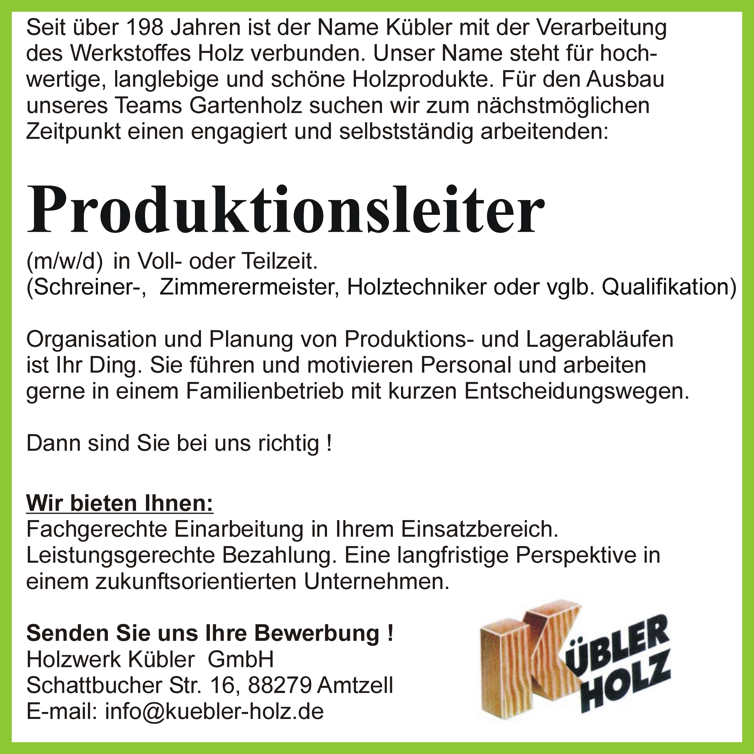 Produktionsleiter