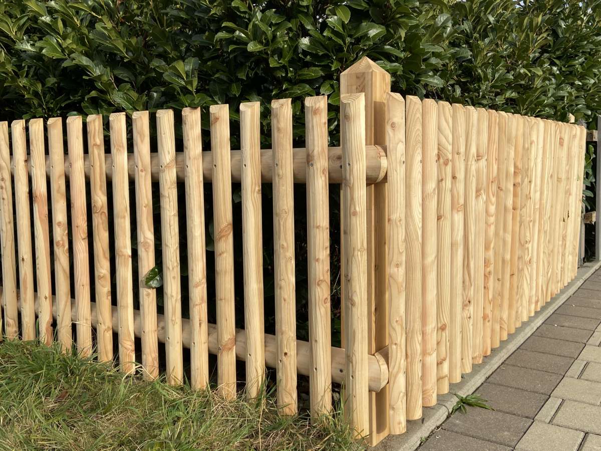 Zaunlatten Lärche gefräst 27/60 mm Gartenzaun Lärche GARTENZAUN