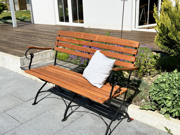 Klappbank Robinie / Metall Tosca