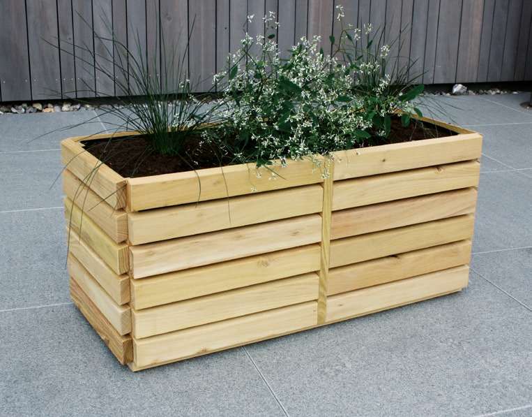 garten blumenkasten Blumenkasten Corten – Industriestil main image 1