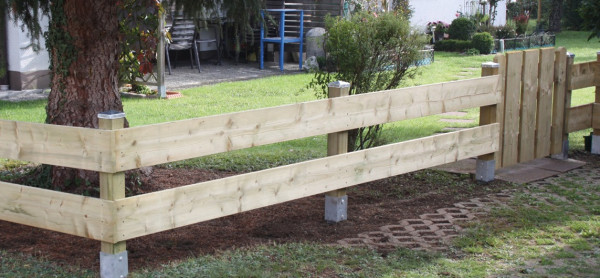 Zaunlatte Bohlenzaun 24/195mm 5,00 m lg