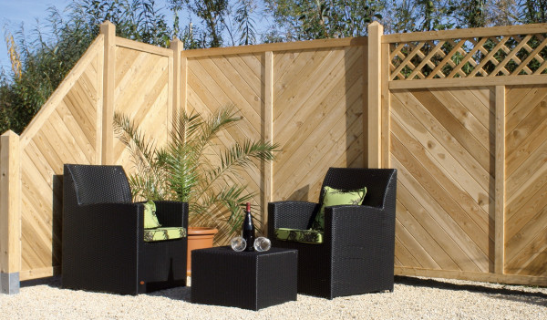 Sichtschutz Blickldicht Lärche